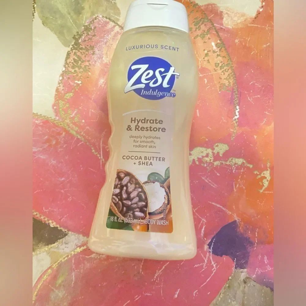 ποΈ Zest Indulgence Cocoa Butter & Shea BodyβWash pack of 2 18 FL OZ π₯ - Picture 4 of 7